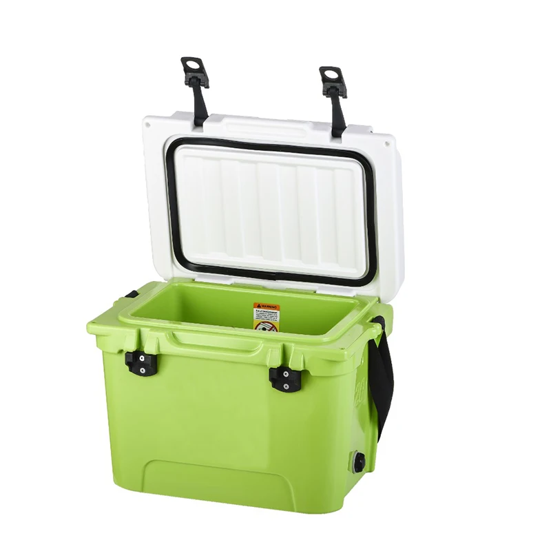 

Green Plastic Ice Chest Heat Preservation Mini Cooler Box Fridge
