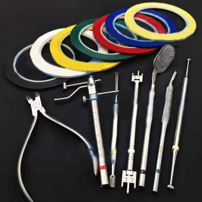 Многоцветная стоматологическая кольцевая лента идентификационные инструменты