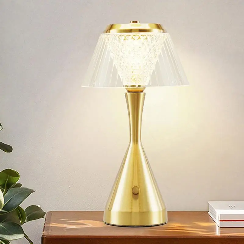 

Bar Hotel Cordless LED Table Lamp USB Rechargeable Touch Dimmable Bedside Night Light Desk Lights For Restaurant Dinning Room