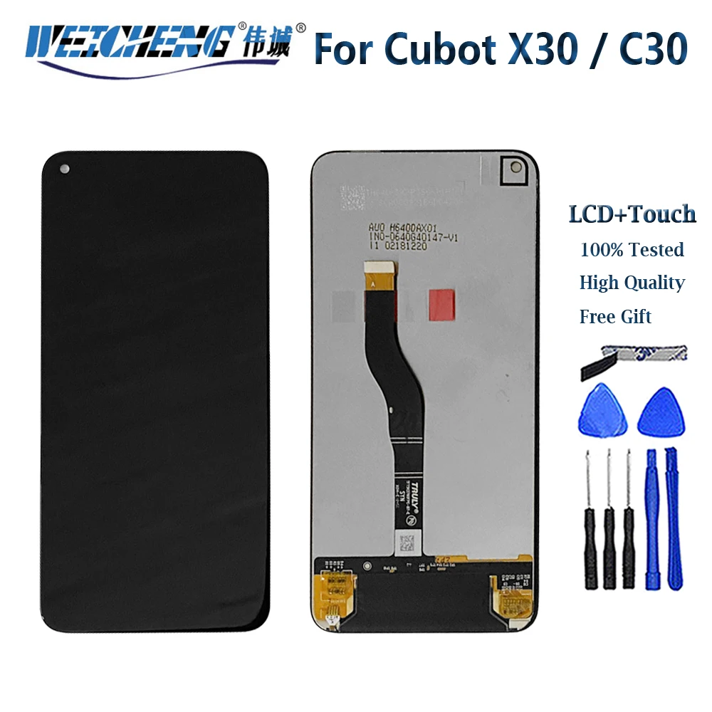 Фото 100% тест для Cubot X30 X50 ЖК-дисплей + преобразователь сенсорного экрана в сборе для Cubot X70 X19 X19S, запасные части №4