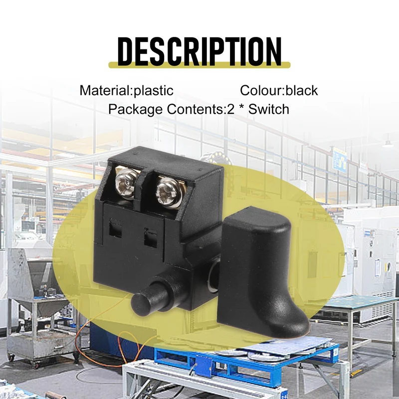 2 шт. переключатель питания для электродрели Makita N1900B 9218SB 9218PB 9035 CM4SB CM4SB2 4100NH