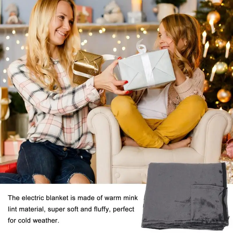 Переносное одеяло с подогревом электрическое переносное USB-подогревом