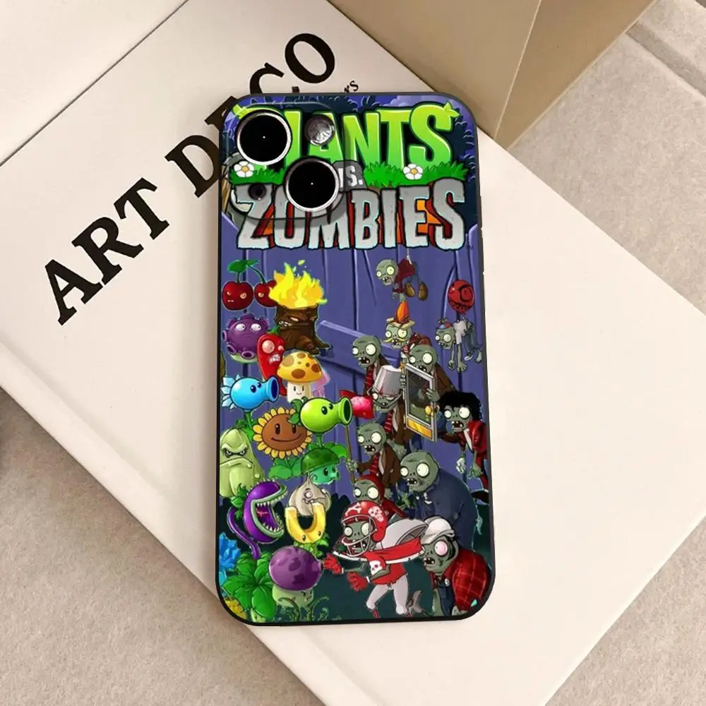 Фото Противоударный прозрачный чехол HD Plants vs. Zombies для iPhone 17 Air, 16, 15, 14 Plus, 13, 12, 11 Pro Max, 16e №1