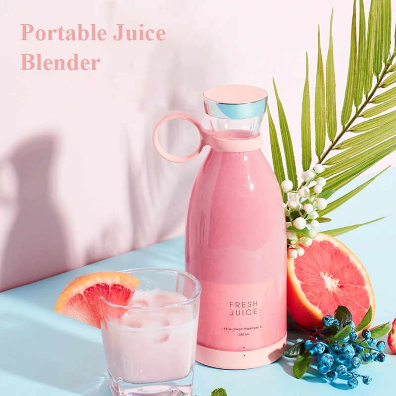 

Portable Fresh Juicer Blender Bottles USB Rechargeable Mini Milkshake Blender Cups Smoothies Mixer Fruit Juice Maker Machinen