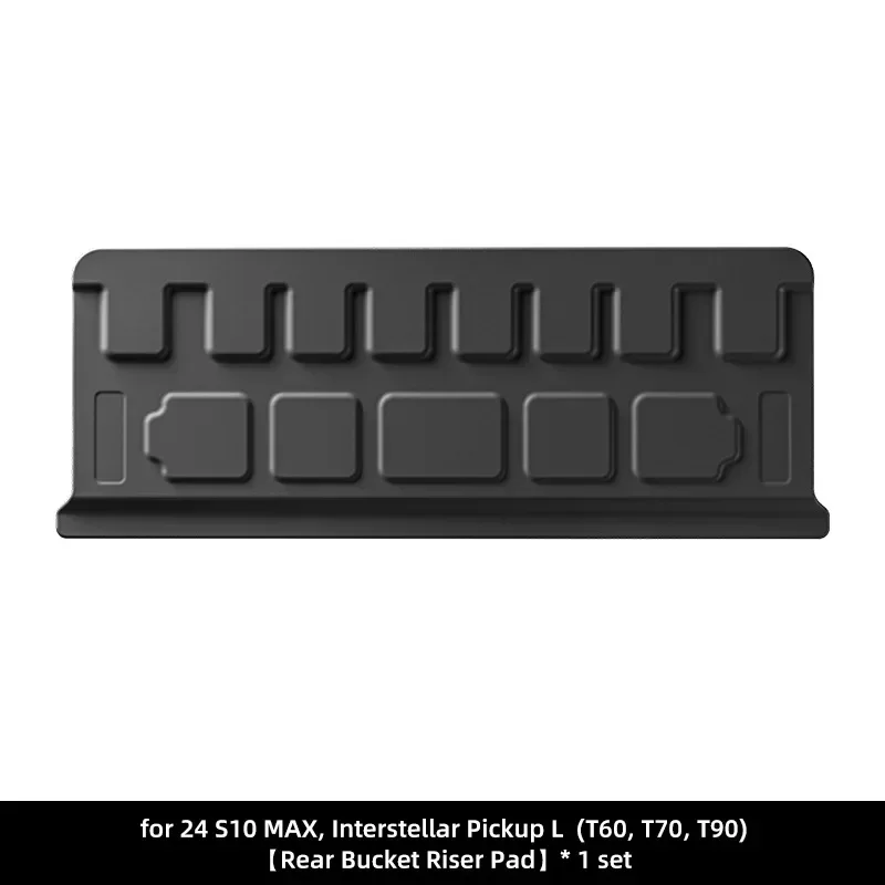 Для Chevrolet 2024 S10 MAX Interstellar Pickup L T60 T70 T90 Коврики в багажник Pad TPE Ковш для пикапа