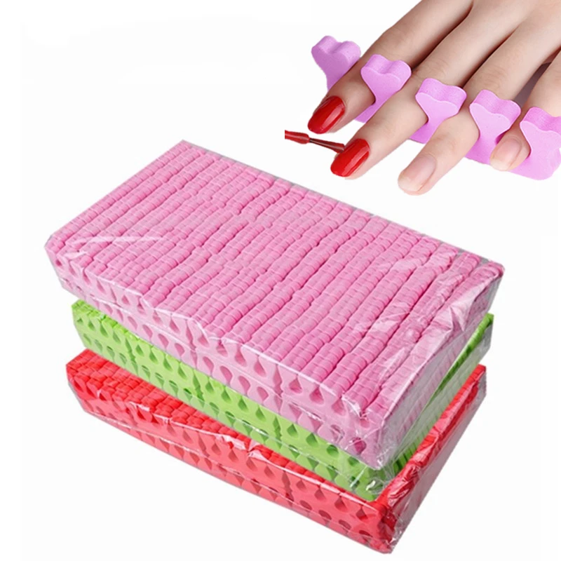 

Toes Nail Polish Manicure Foam Fingers 100/200/400pcs Painting Gel Separators Coating Foot Art Pedicure Soft Sponge Tools