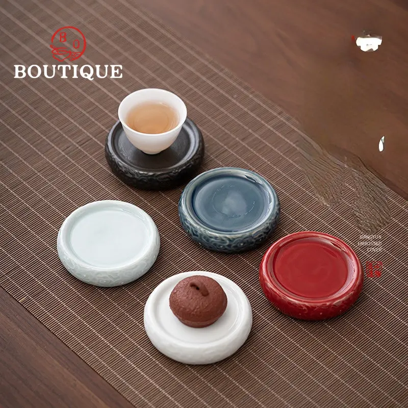 Китайский благоприятный облачный керамический держатель для фотографий ручная