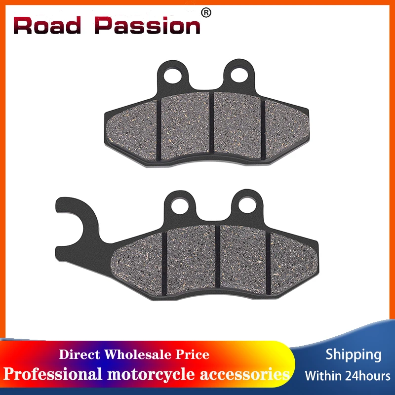 Motorcycle Front and Rear Brake Pads for RIEJU City Line 125 300 ie for KEEWAY K2 for PEUGEOT Citystar for DERBI Boulevard 50