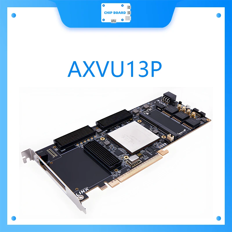 Плата и комплект Dev AXVU13P FPGA с AMD Virtex US+ XCVU13P