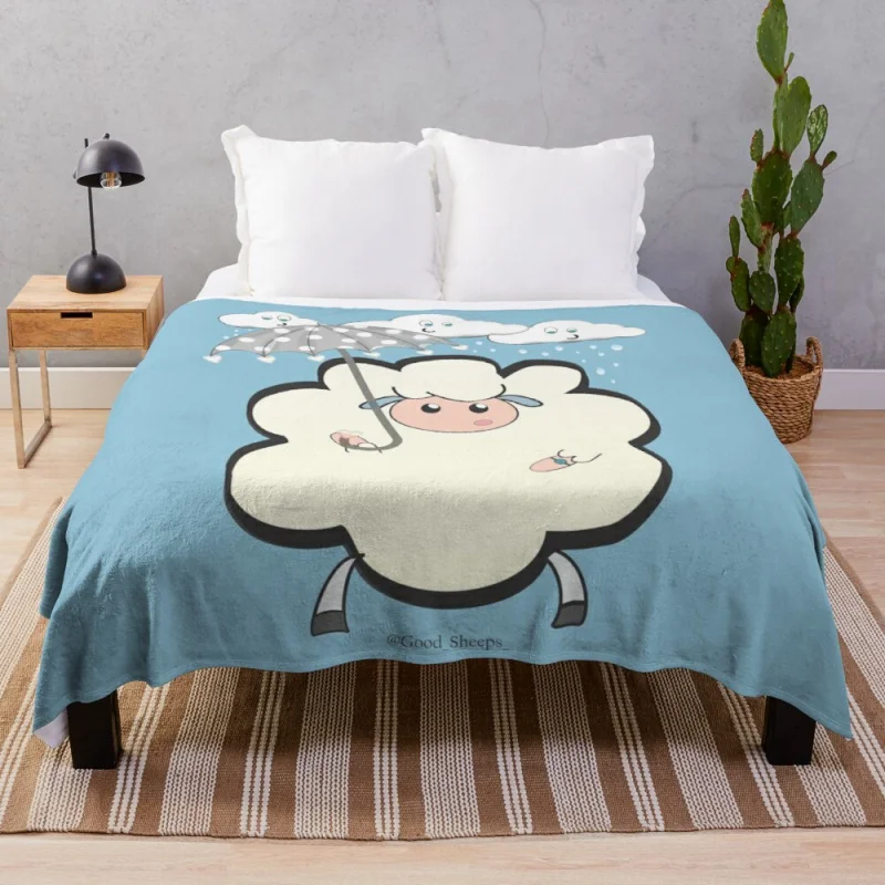 

Одеяло из овец под дождем, туристическое одеяло