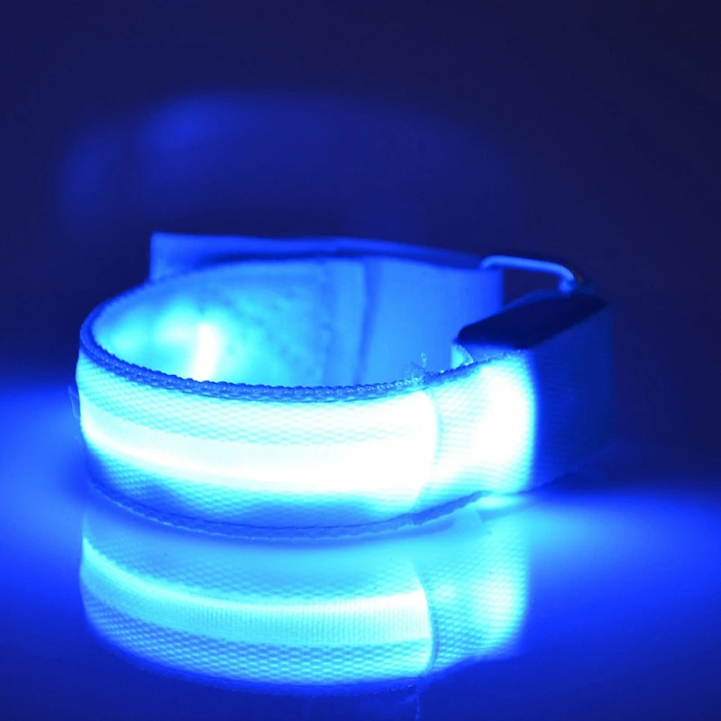

Reflective Strip Running Light Led Bracelet Running Armband Armband Led Outdoor Warning Flashing Luminous Sports Safety Running