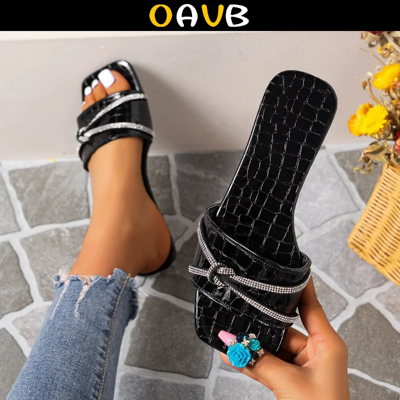 

OAVB Women Shoes Flat Non-slip Sandals For Women Soft Sole Female Slippers Outdoor Ladies Shoes Beach Holiday New Shoes Summer