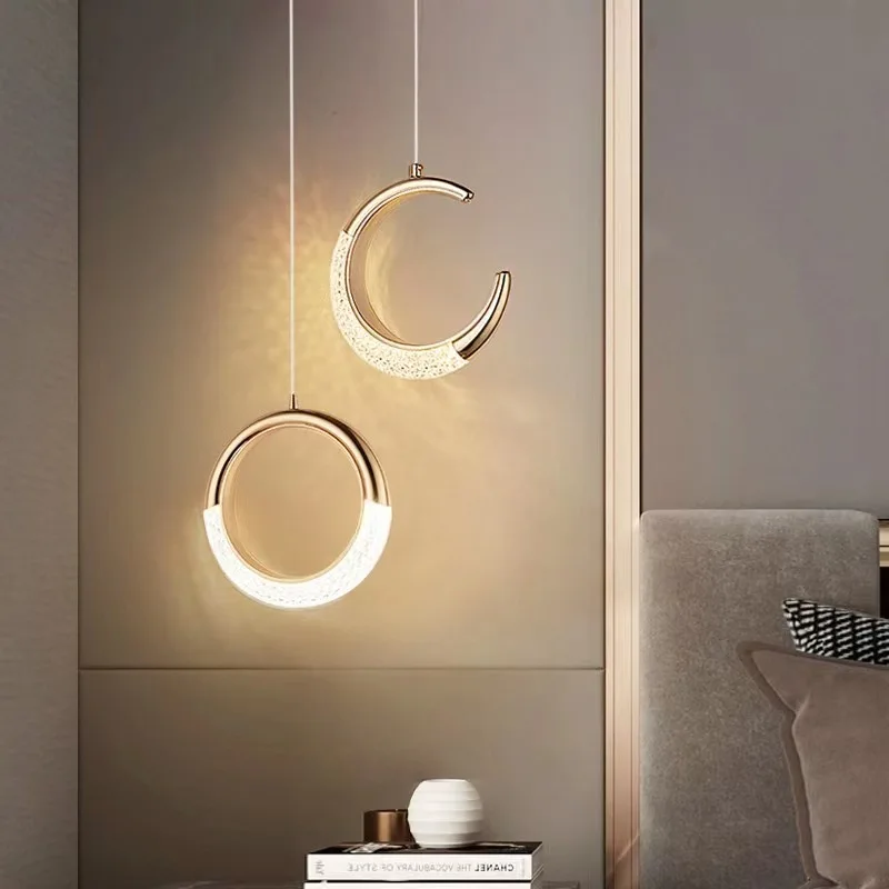 

Винтажные подвесные светильники, светодиодная железная прозрачная люстра на шнурке, Роскошный дизайнерский потолочный светильник для кухонного островка