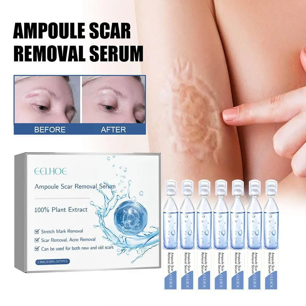 

Scar Remover Face Serum Anti Aging Lifting Firm Fade 7pcs Ampoule Acid Whiten Hyaluronic Essence Brighten Fine Lines V3T2