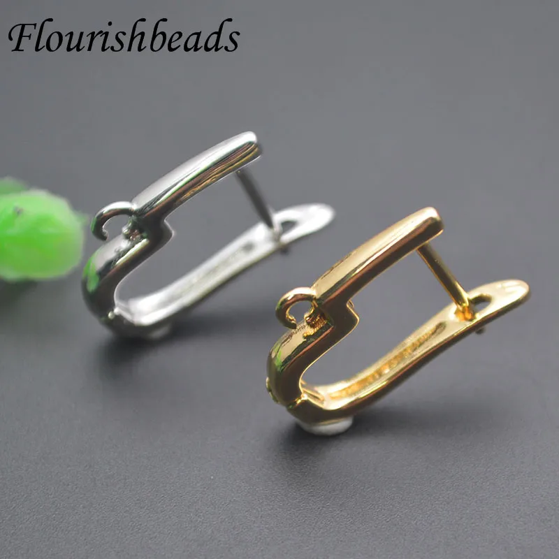 Гладкие позолоченные серьги Schwenzy крючок аксессуары для ручной работы модные