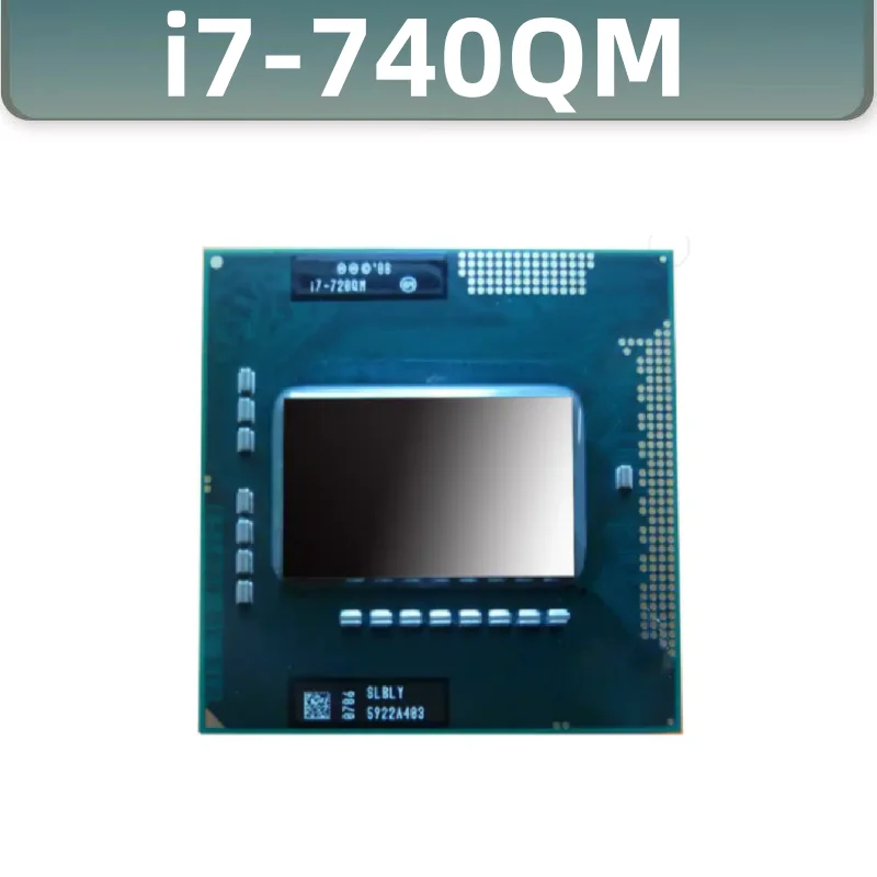 

i7-740QM SLBQG I7 740QM CPU Processor 1.7GHz Quad-Core Eight-Thread 6W 45W Socket G1 PGA988A