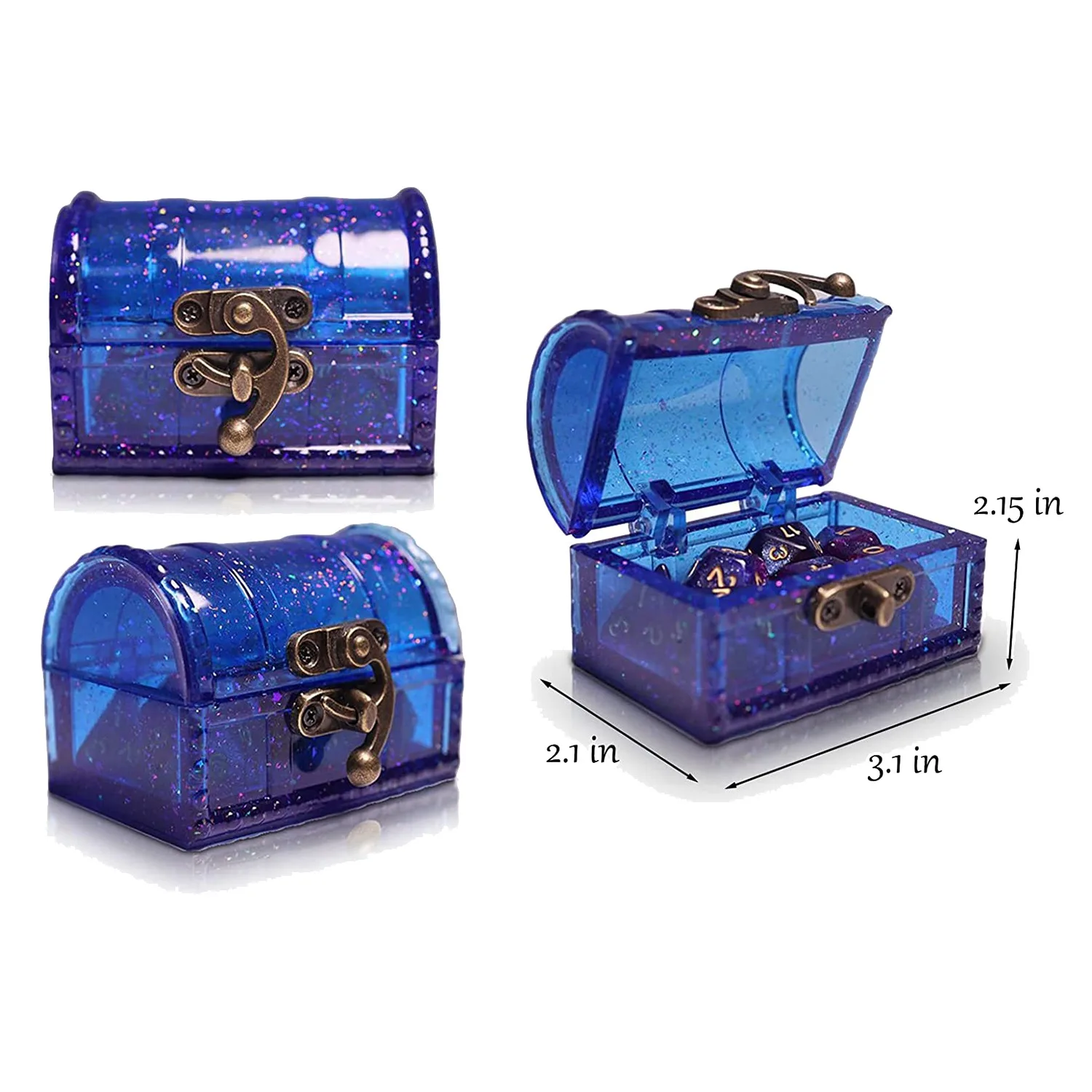 Коробка С Сокровищами и формы для игральных костей силиконовые хранения сундука