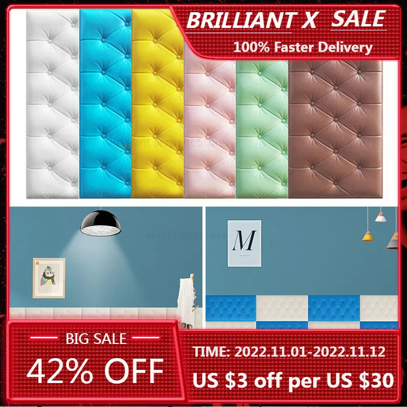 3D домашний мат для стен с антистолкновением, коврик для пола, вход, спальня, гостиная, детская кровать, мягкая подушка 4 мм.