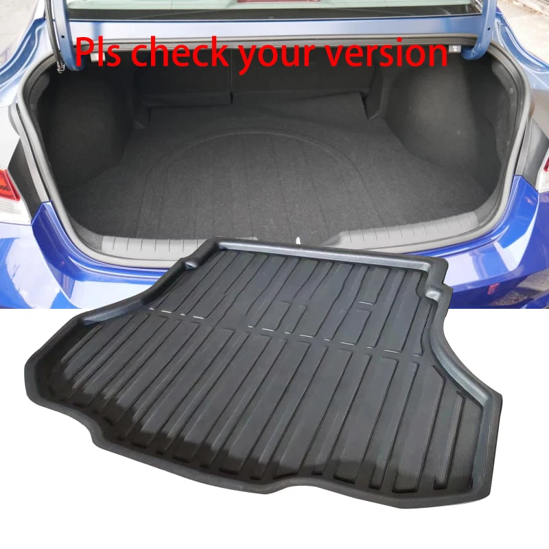 

Автомобильные коврики для Hyundai Elantra CN7 2021 2022 2023, автомобильный грузовой лоток, органайзер для багажника, задние коврики, аксессуары, кожаные прокладки из материала ЭВА