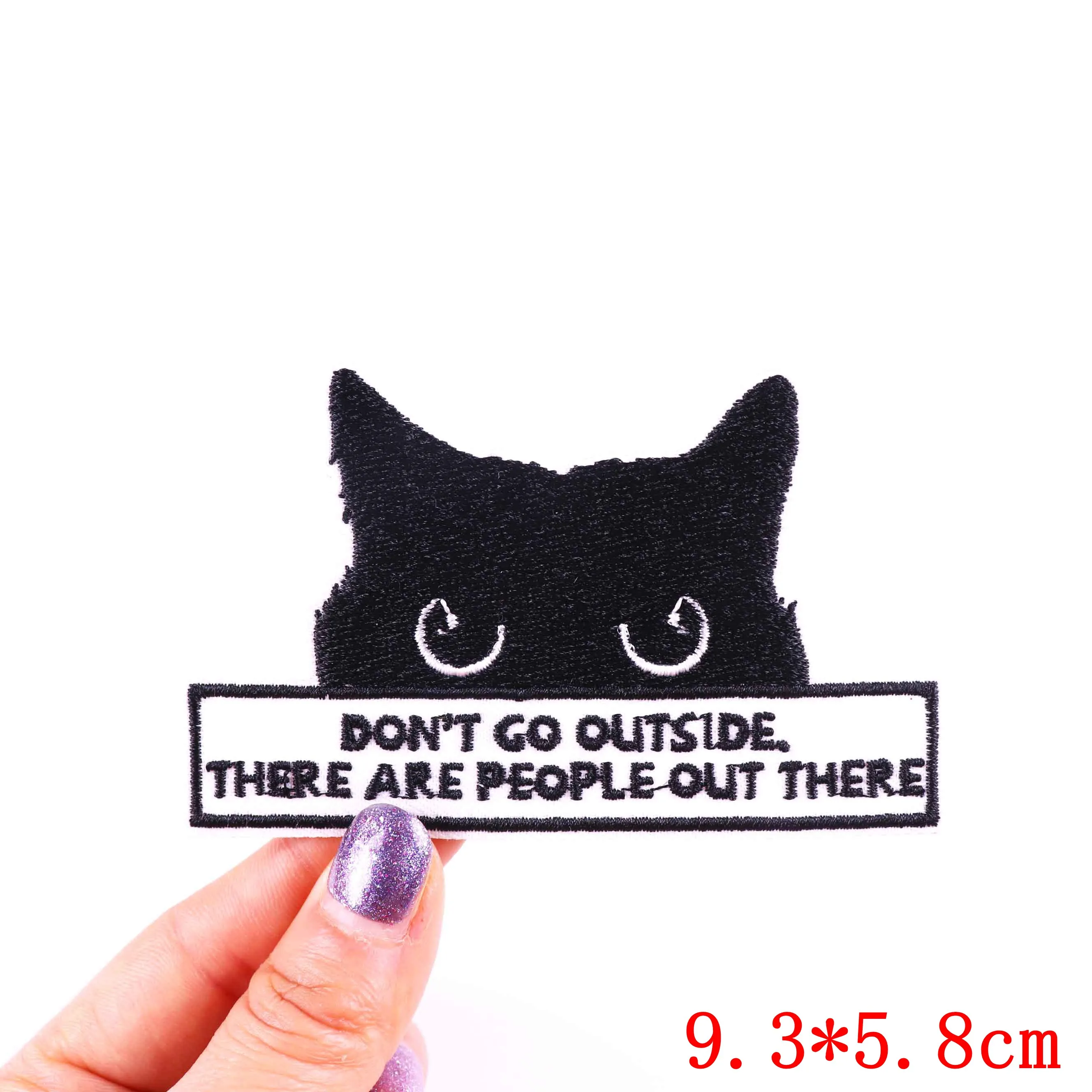 Мультяшные/вышитые патчи термоклейкие для одежды с животными корги кошки