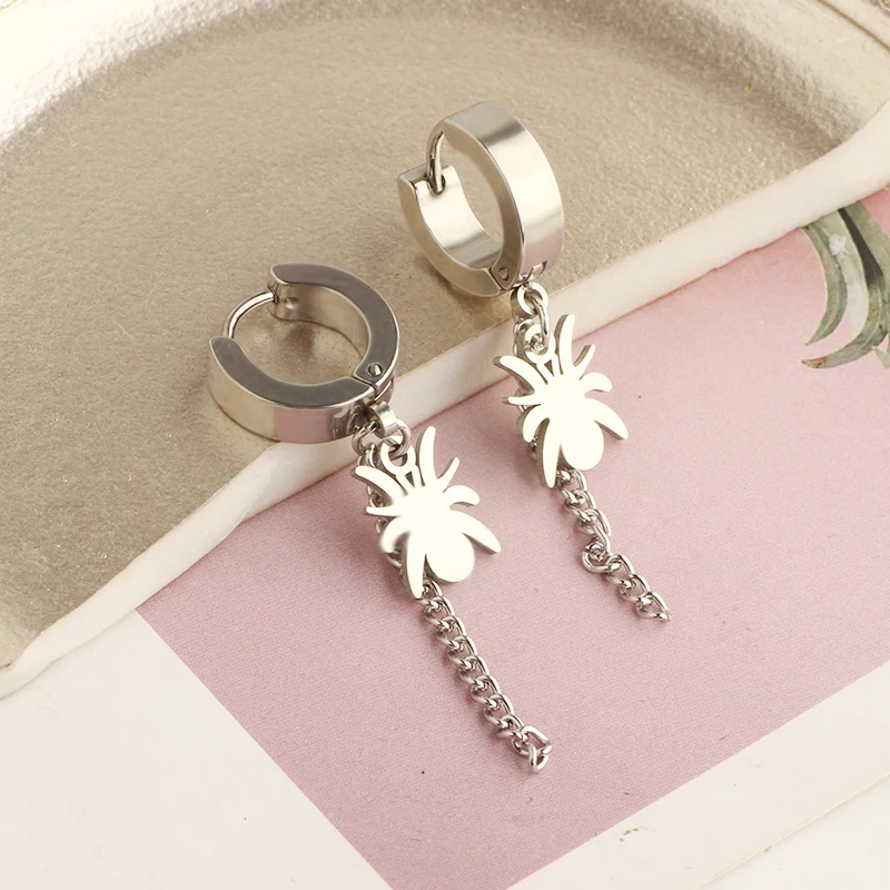 Клипса для ушей из титановой стали в стиле панк/серьги-гвоздики мужчин и женщин