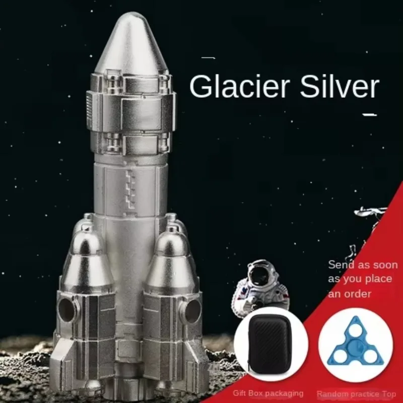 Вращающаяся ракета металлический роликовый стол технологические гаджеты