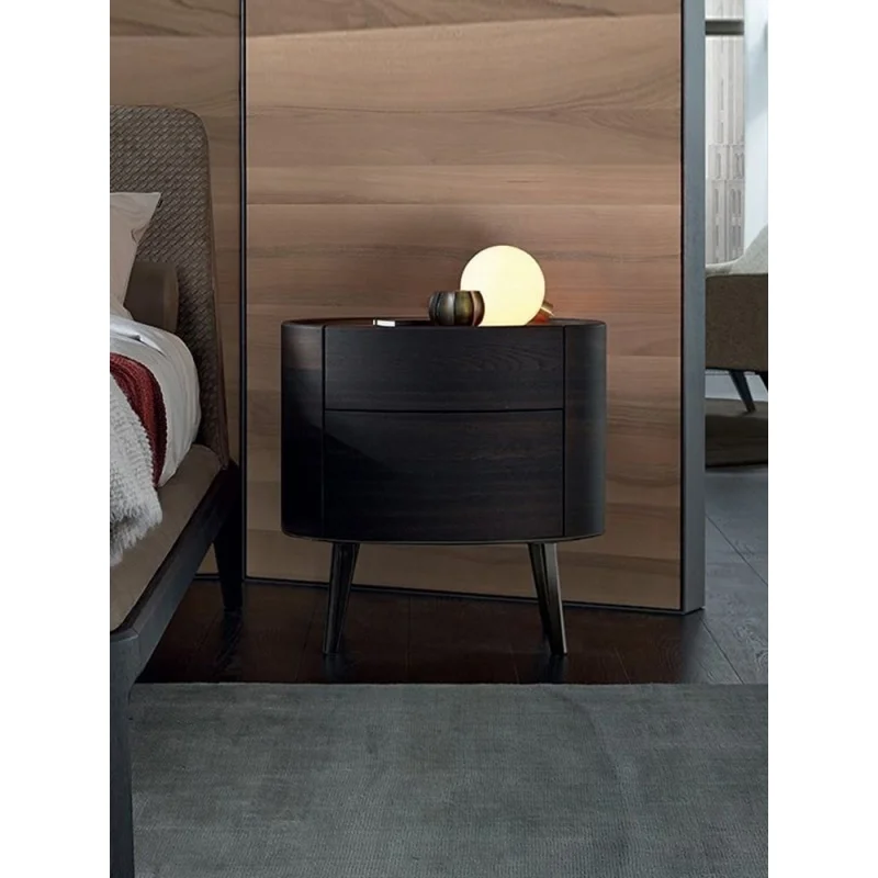 

Italian minimalist bedside table Nordic modern household bedroom locker villa small family cabinet