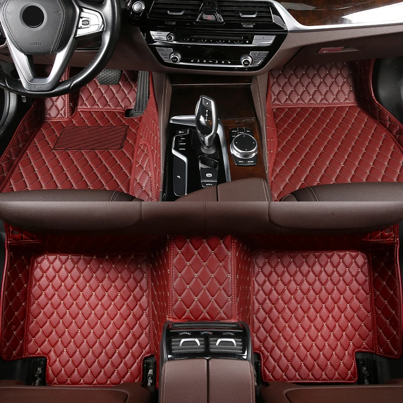 

YOTONWAN Custom Car Floor Mats for Audi S6 2013-2019 Years 100% Fit Auto Interior Details Car Accessories Carpet