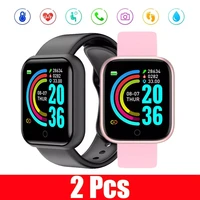 y68 smart watch men d20 smartwatch heart rate monitor blood pressure fitness bracelet gift for ios android relogio masculino