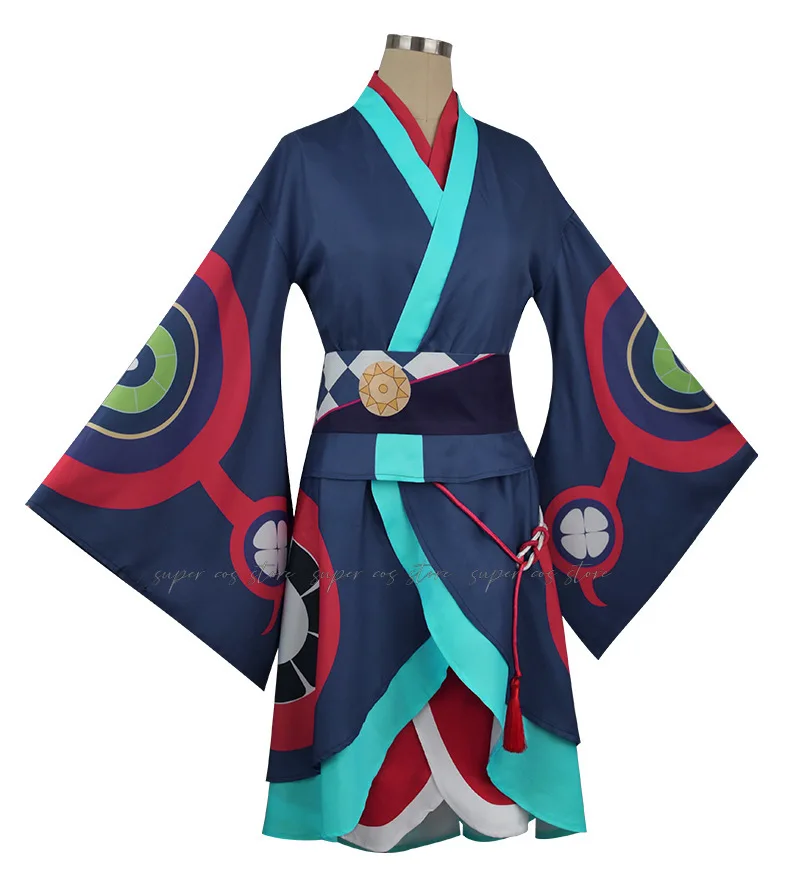 Аниме Mononoke Medicine Seller Кусури кимоно парик униформа карнавальный костюм на Хэллоуин