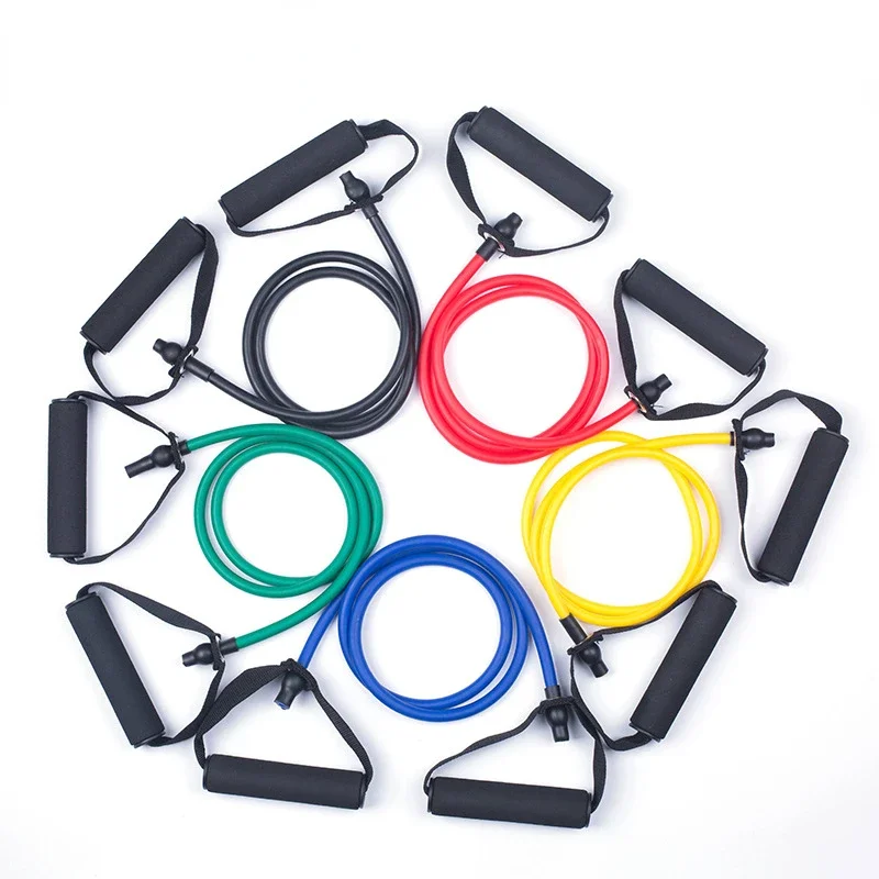 Эластичная лента-эспандер для йоги 120 см