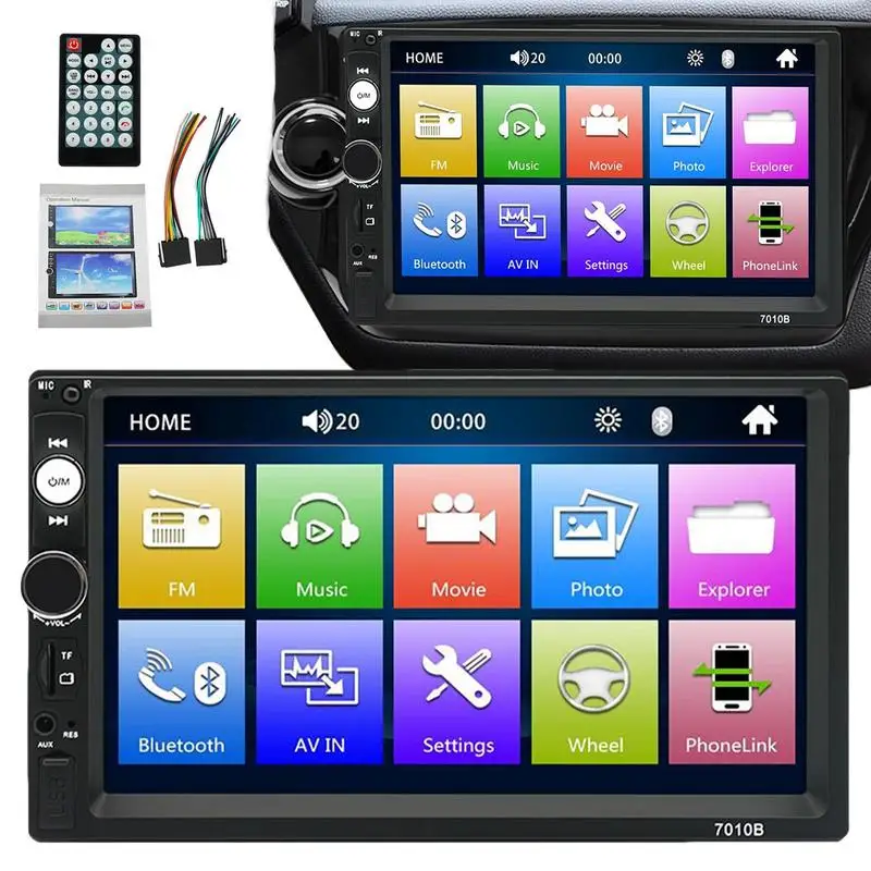 

MP5 Multimedia Player 7 LCD 2 Din With Reverse Image 4 Play Modes For Android-Auto Car Radio Handsfree A2DP USB Head Unit