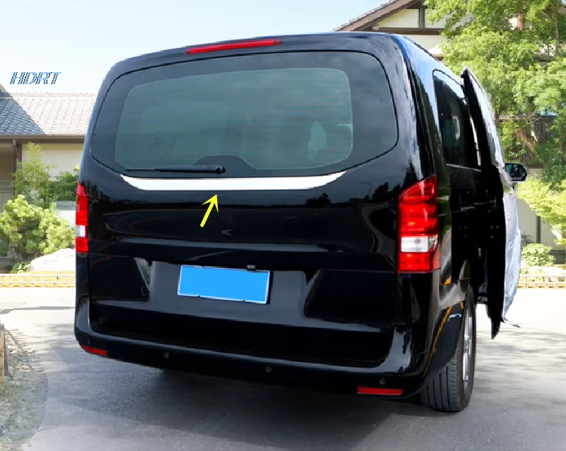 

Задний багажник из АБС-пластика хром, Задняя отделка для Mercedes-Benz Vito V260 V250 2016 2017 2018 2019 2020 2021 2022