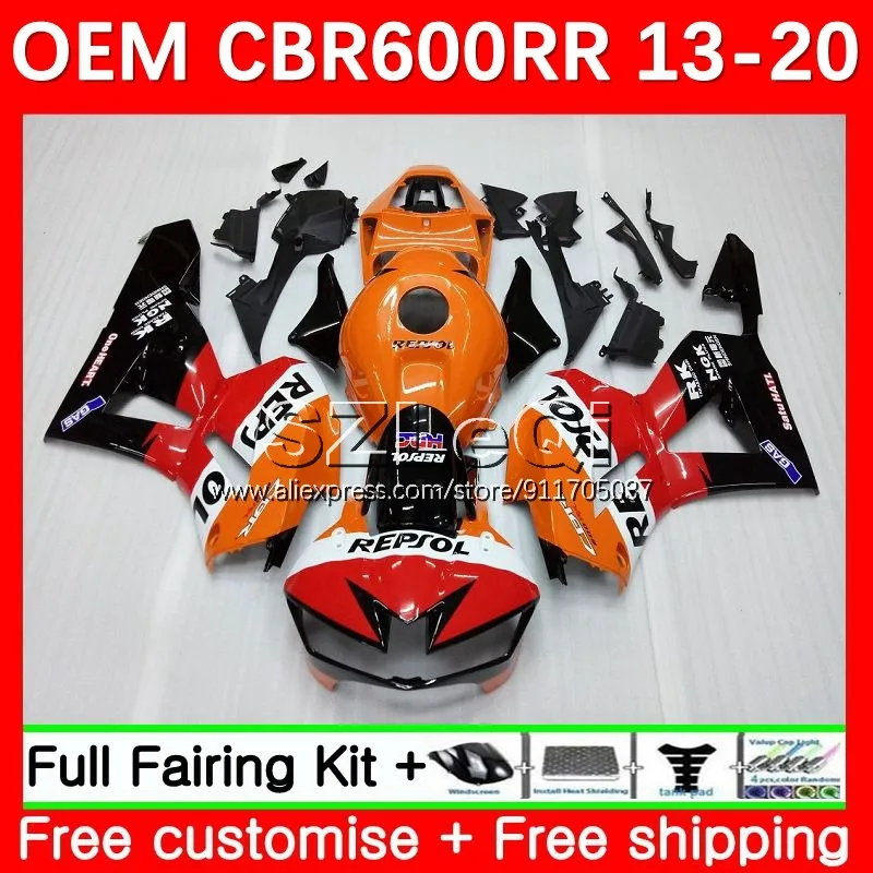 

Repsol Orange OEM CBR600RR For HONDA CBR 600CC 600RR 600 CC F5 13 14 15 16 17 18 19 20 CBR600 RR 2013 2014 2020 Fairings 40LQ.0