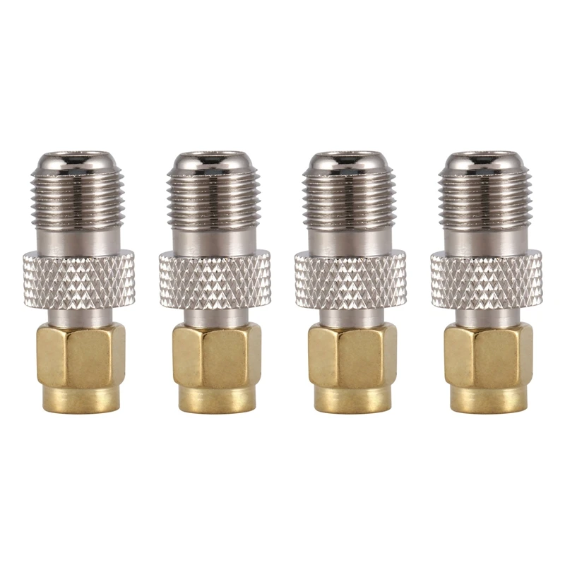 

4x RF коаксиальный адаптер SMA Male к F Female, серебристый