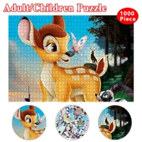 disney movie bambi jigsaw puzzles cartoon animal deer picture 3005001000 pieces puzzle for adult decompression toys gifts