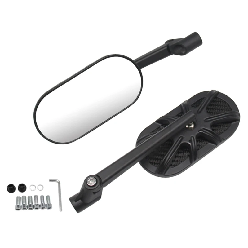 

Electromobile Convex Rear View Mirror High-Definition Vision Back Side Mirror Motorbike Rear Mirror with 8mm 10mm Bolt D7YA