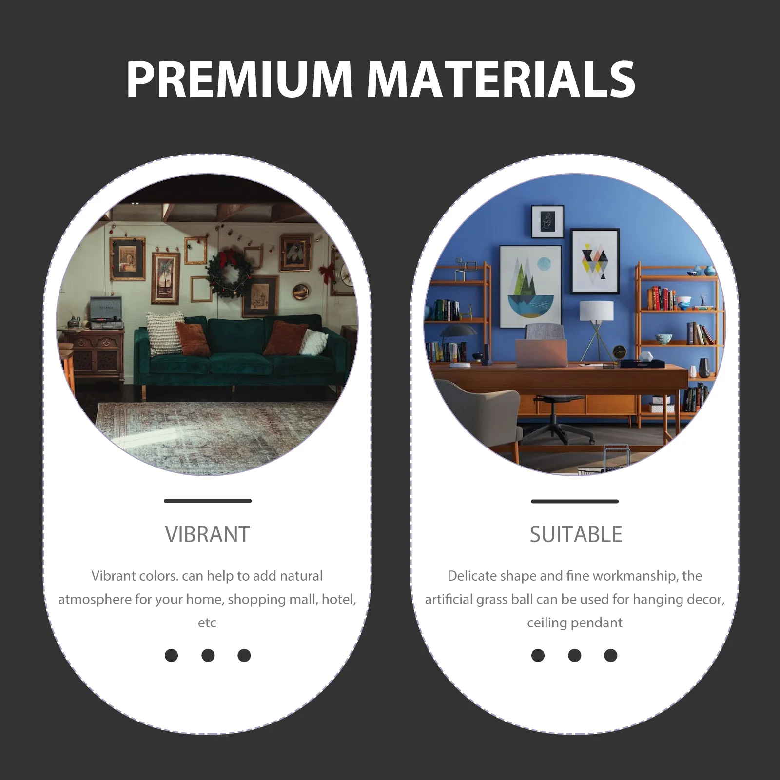 4 шт. имитация миланского шара из искусственной травы кулон самшита топиарные