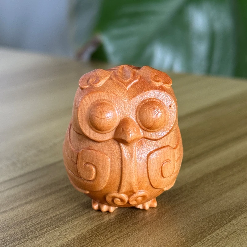 

Деревянная фигурка совы, поделки животных, мини-милая сова, книжный уголок, украшения для дома, украшение интерьера, подарок, детские сувениры для мероприятий