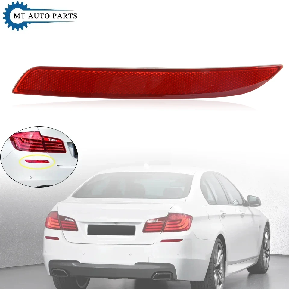 

MTAP Автоматическая накладка на задний бампер, противотуманная фара, отражатель, противотуманная фара для BMW 5 SERIES F18 F10 M SPORT M5 2009-2016, задний бампер, задняя противотуманная фара