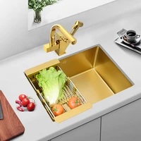 78x43 nano stainless steel under basin 1 0 mm thickness kitchen sink large size single with kitchen accessories