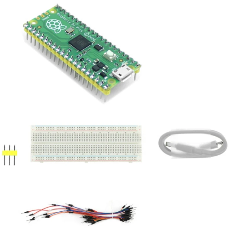 

Для Raspberry Pi Pico Board, высокопроизводительная плата микроконтроллера с цифровыми интерфейсами, с предварительно припаянным разъемом