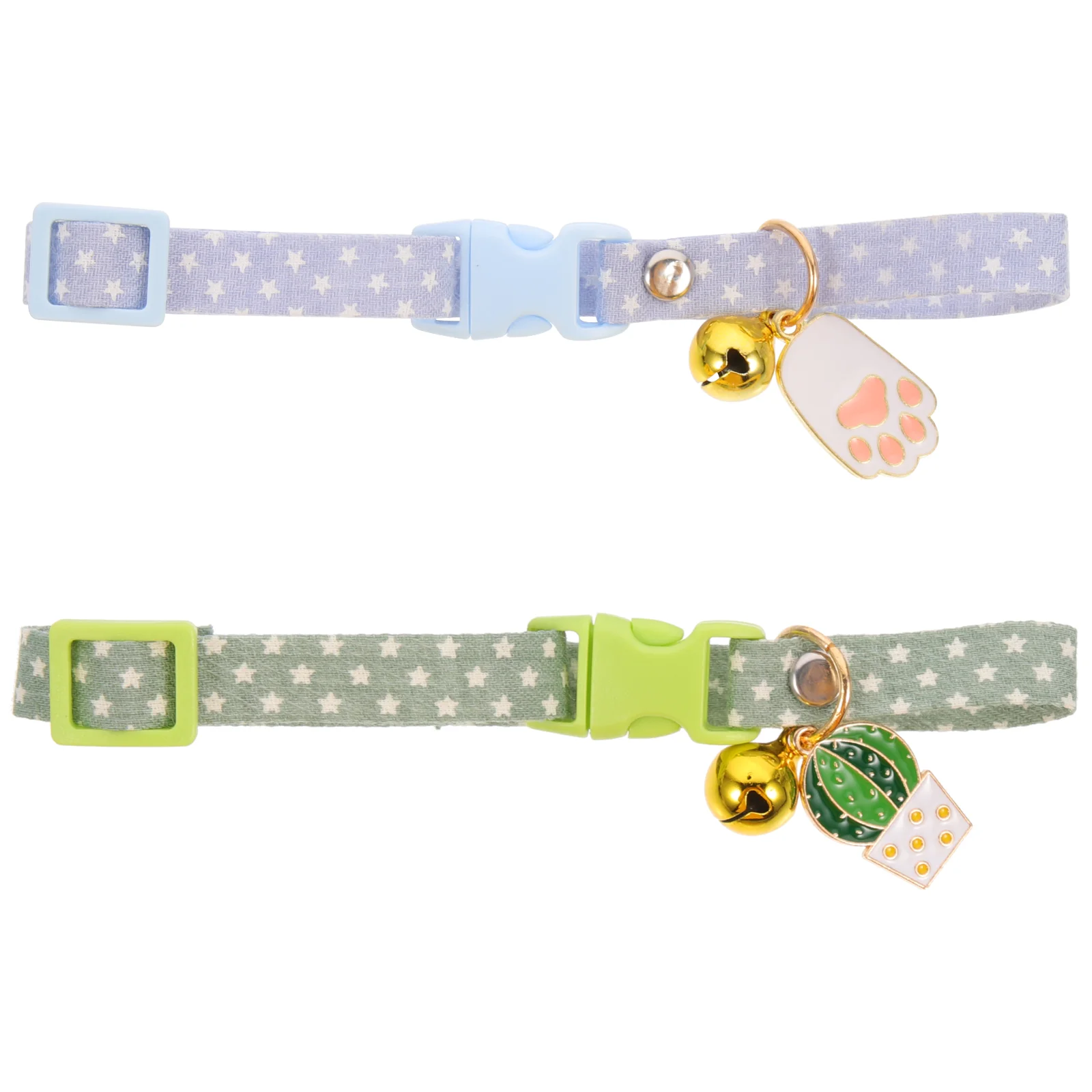 

2Pcs Breakaway Cat Collars Cute Cat Collar Cat Collars For Girl Cats Cat Collar Breakaway for Decorate Dress Up Party Small Cats