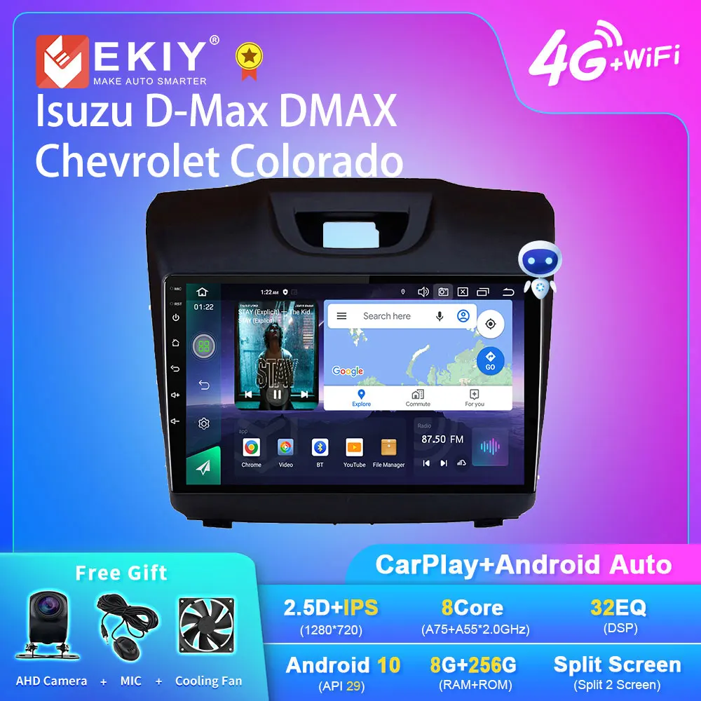 Автомагнитола EKIY Q7 Android для Chevrolet TrailBlazer 2012 - 2016 S-10 S10 Колорадо Isuzu D-Max DMAX GPS Navi Stereo 2din