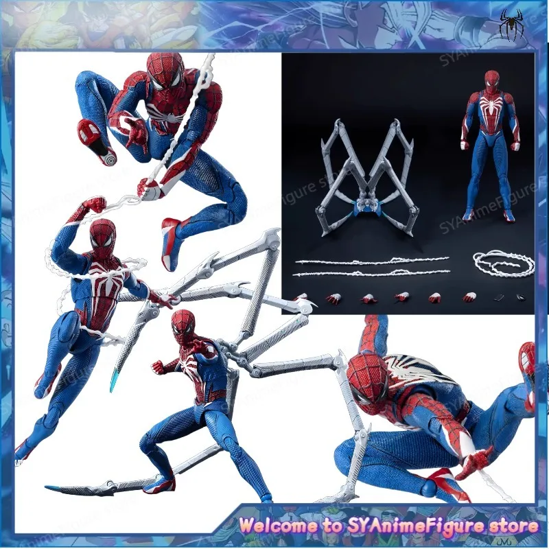 Фото Предзаказ: Фигурка Threezero 3A DLX 1/12 Marvel Spider-Man Advanced Suit 2.0, коллекционная игрушка, подарок №1