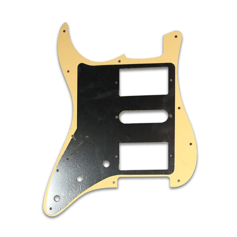 Quality Electric Guitar Pickguard Scratch Plate HSH PAF Humbucker Coil For USA Mexico Fd Strat With 2 Control Holes enlarge