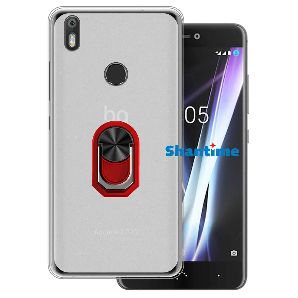 Фото Роскошный противоударный кольцевой держатель для BQ Aquaris X женский Мягкий Силиконовый ТПУ защитный чехол-держатель для BQ Aquaris X Pro №3