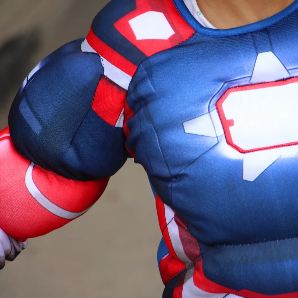 Аниме на Хэллоуин Железный Воин мышцы Дети День Рождения Вечеринка карнавал