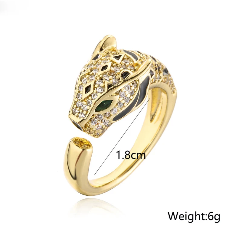 Ювелирные изделия Bobokiki Европейская и американская мода леопардовая титановая