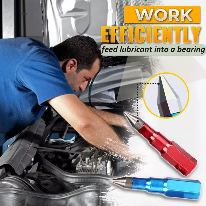 

Heavy Duty Grease Gun Pointed Mouth Grease Gun Nozzle Copper-plated Gun Nozzle Universal Butter Nozzle Grease Nipple Accessorie